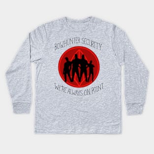 Bowhunter Security Kids Long Sleeve T-Shirt